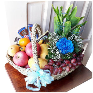 Refreshing Blue Fruit Basket