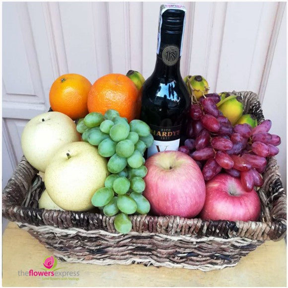 GBPH Fruit Basket witn Red Wine